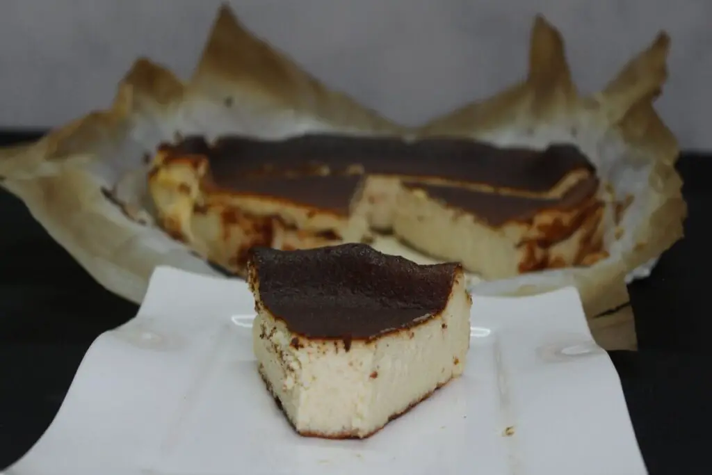 burnt basque cheesecake