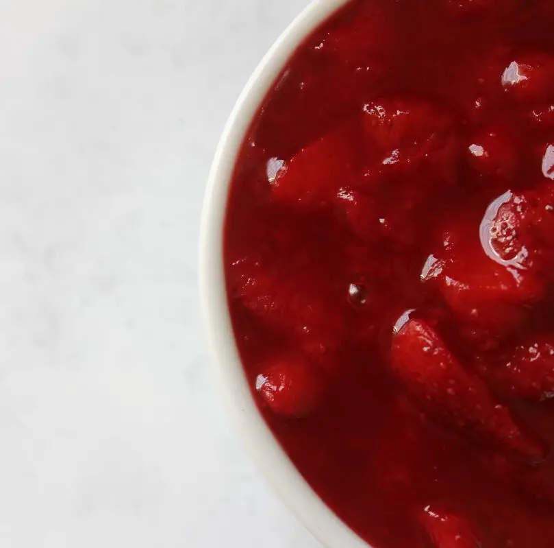 strawberry sauce for cheesecake