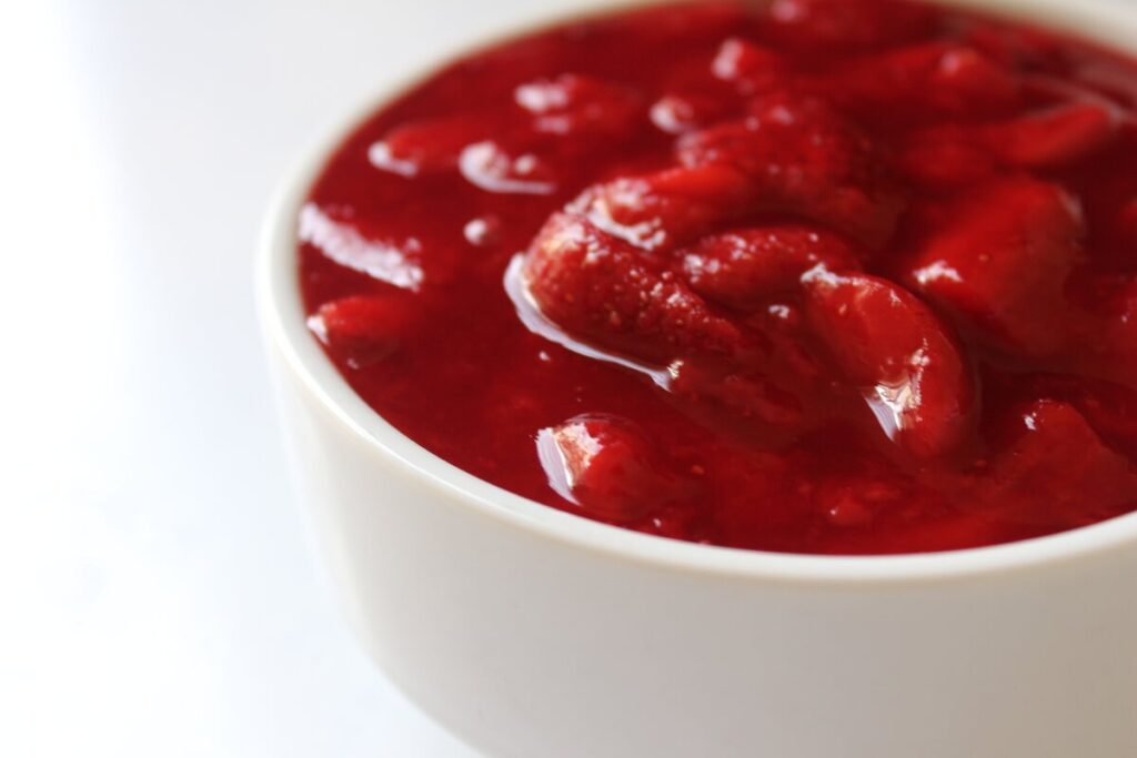 Strawberry sauce