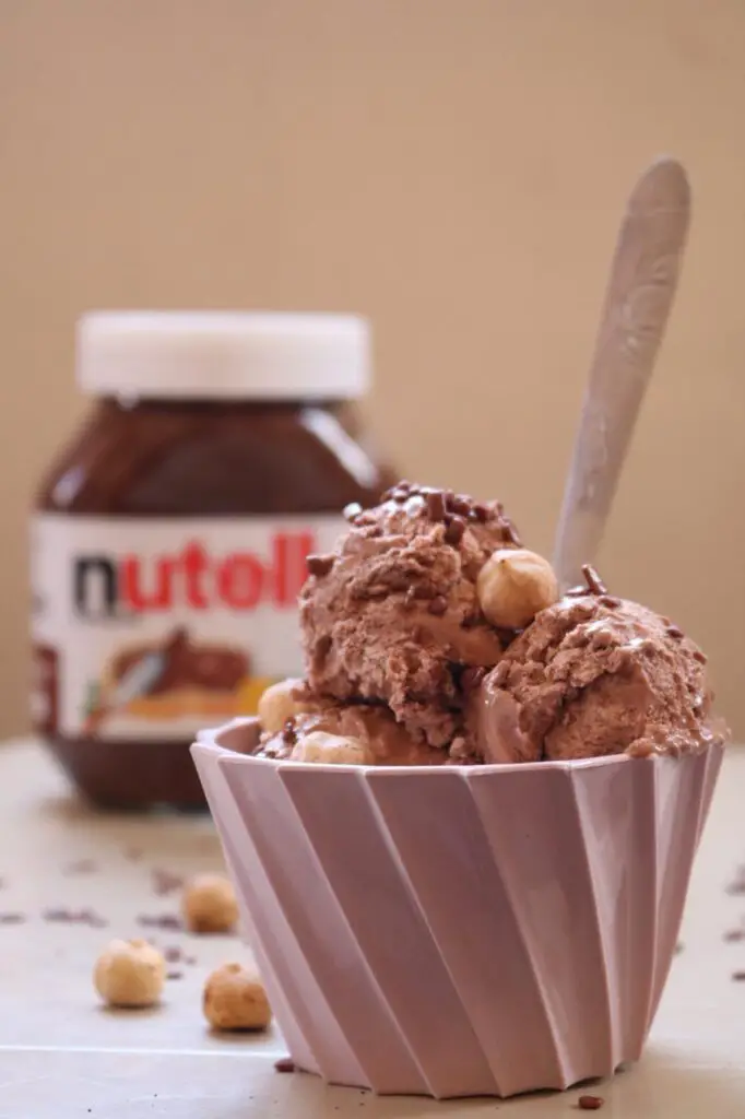 nutella ice cream 2 ingredients