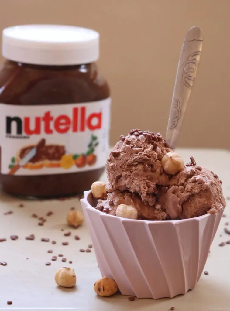 how to make homemade nutella ice cream