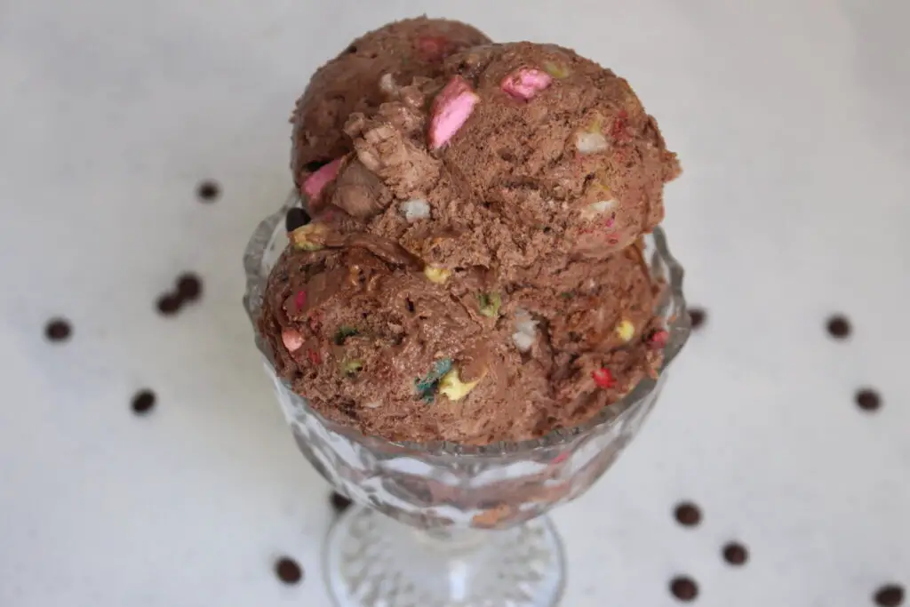 no churn rocky road ice cream