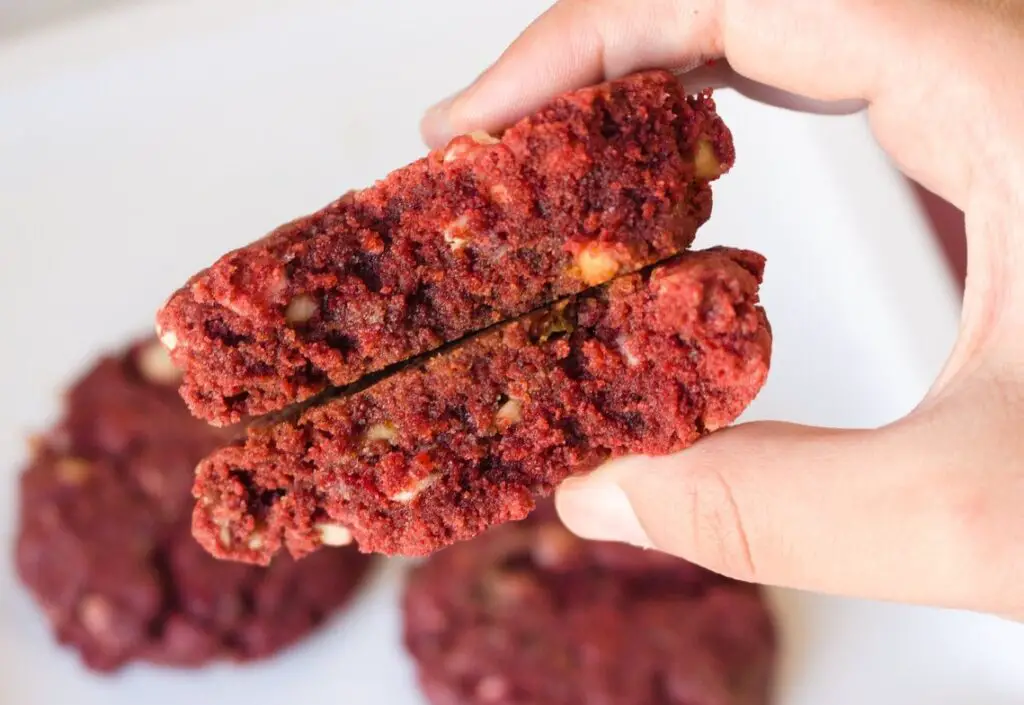 vegan red velvet cookies