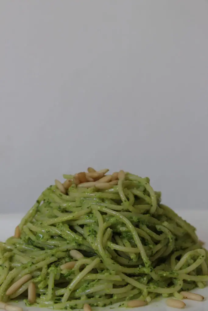 creamy pesto pasta