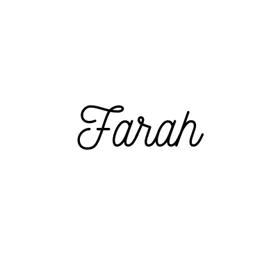 my signature farah`s recipes