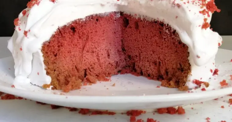 Red Velvet Ice Cream Cake