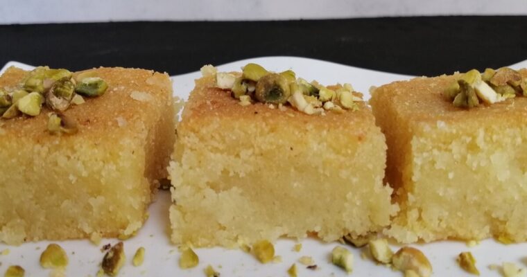 How To Make Best Original Egyptian Basbousa recipe