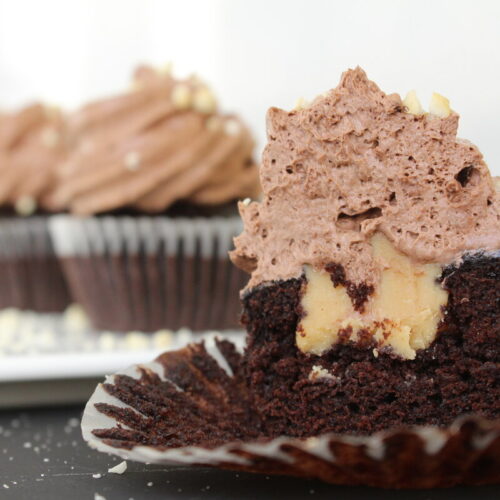 chocolate cupcakes with filling