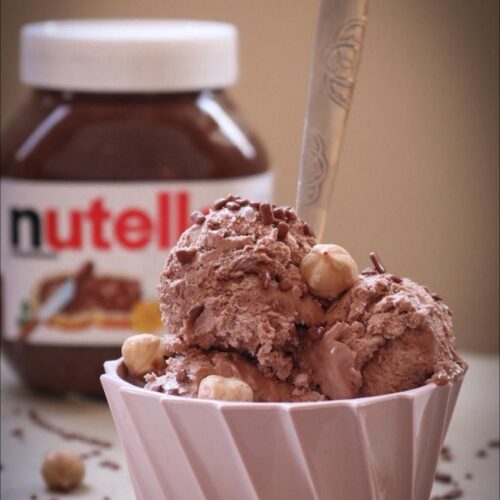 how to make a Nutella ice cream