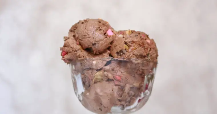 Rocky road ice cream recipe