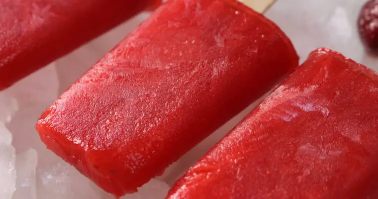 2 ingredients strawberry ice cream popsicles