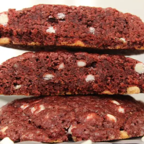 crunchy red velvet cookies recipe