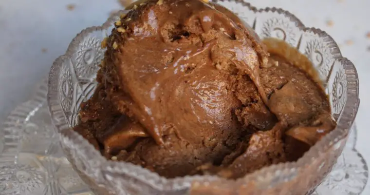 The Best Homemade Mocha Almond Ice Cream