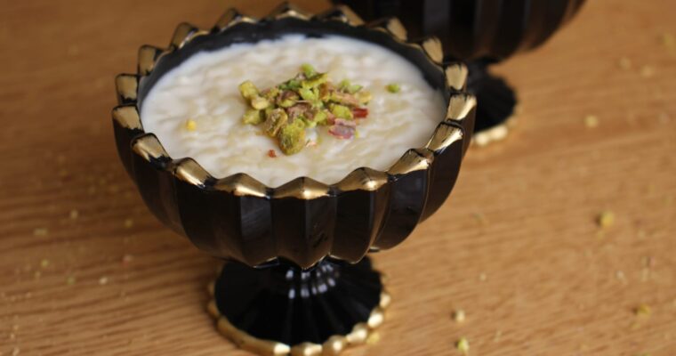 Lebanese Rice Pudding Recipe ( رز بالحليب )