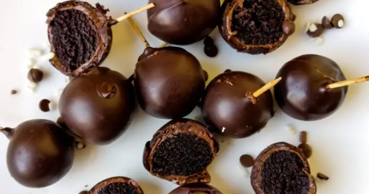 Easy Chocolate Cake Pops