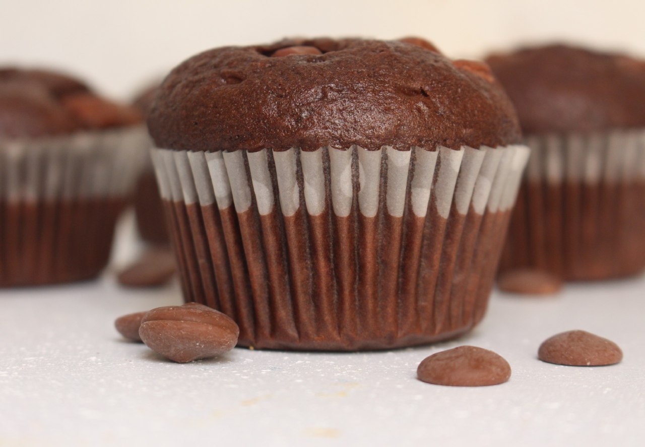 easy chocolate chip muffin