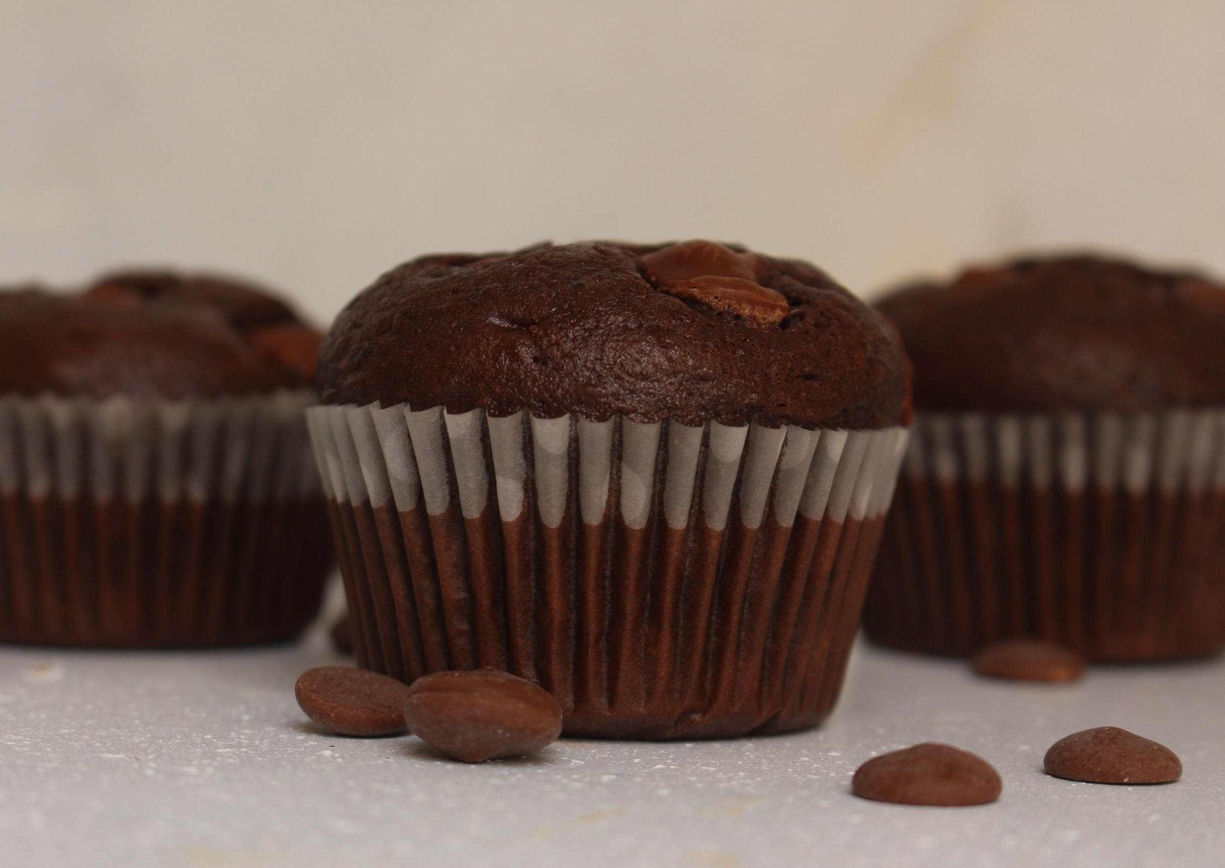 homemade chocolate chip muffins