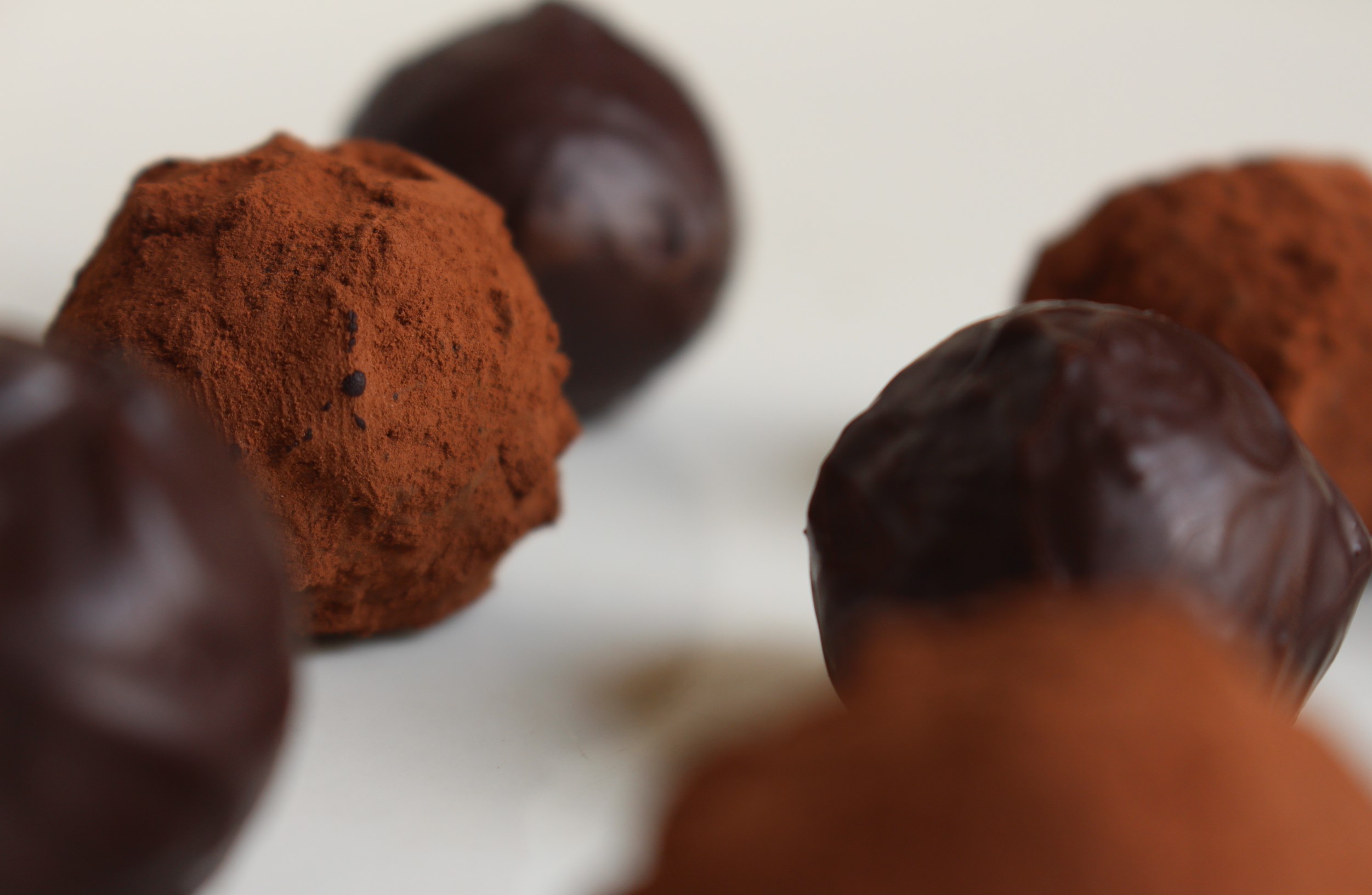 dark chocolate truffles