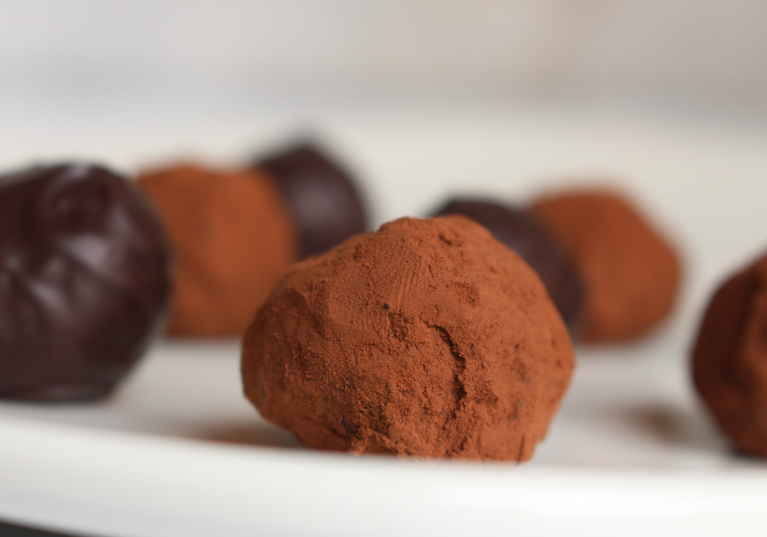 homemade chocolate truffles