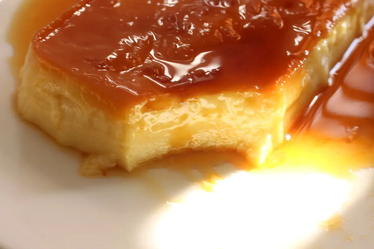 flan dessert