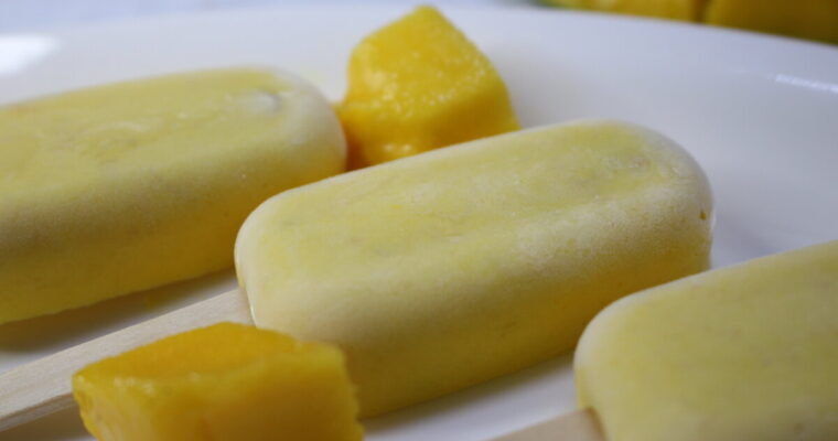 2 Ingredients Mango Popsicle Recipe