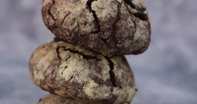 Homemade Chocolate Crinkle Cookies Recipe