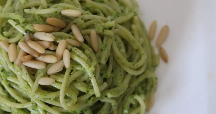 Easy Homemade Pesto Pasta Recipe