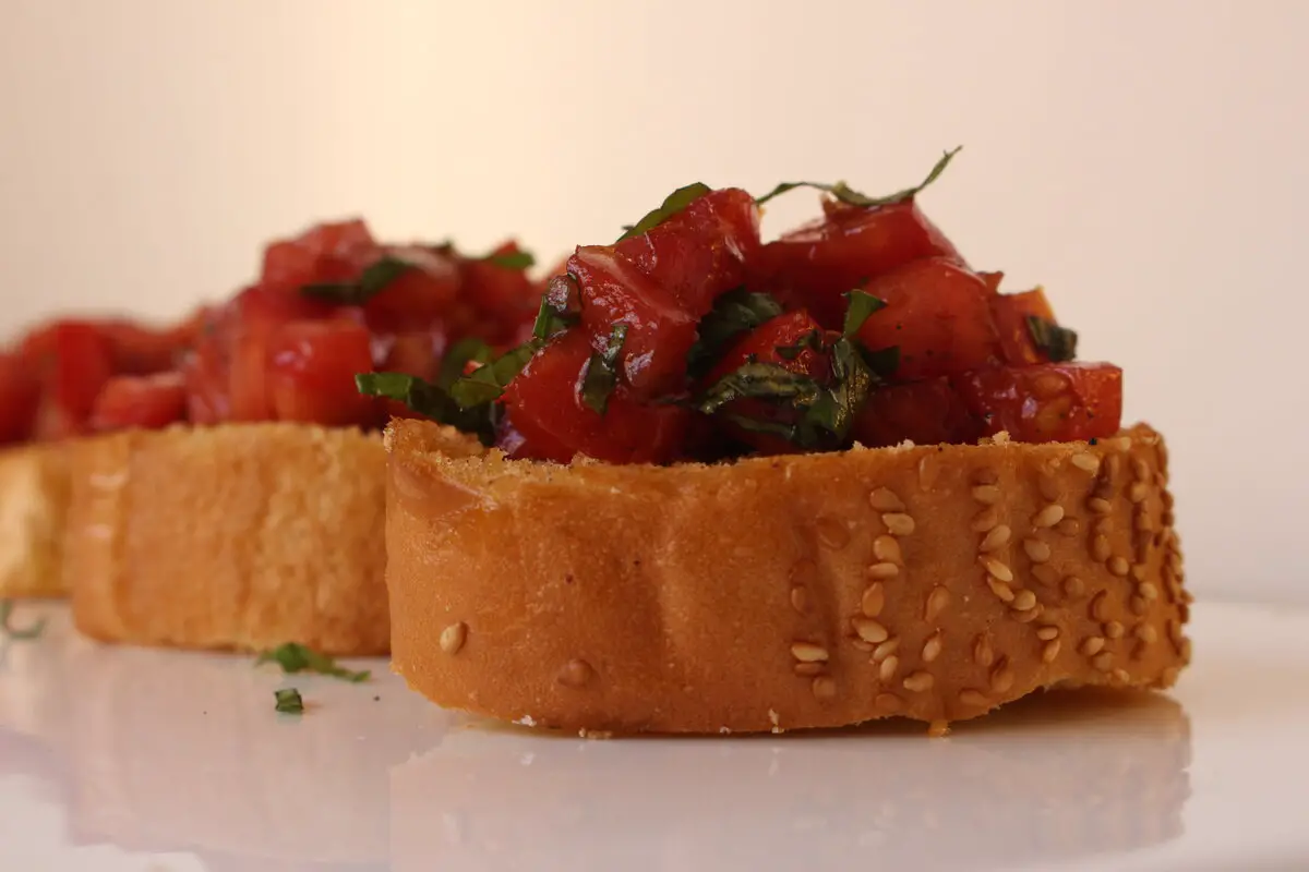 authentic bruschetta