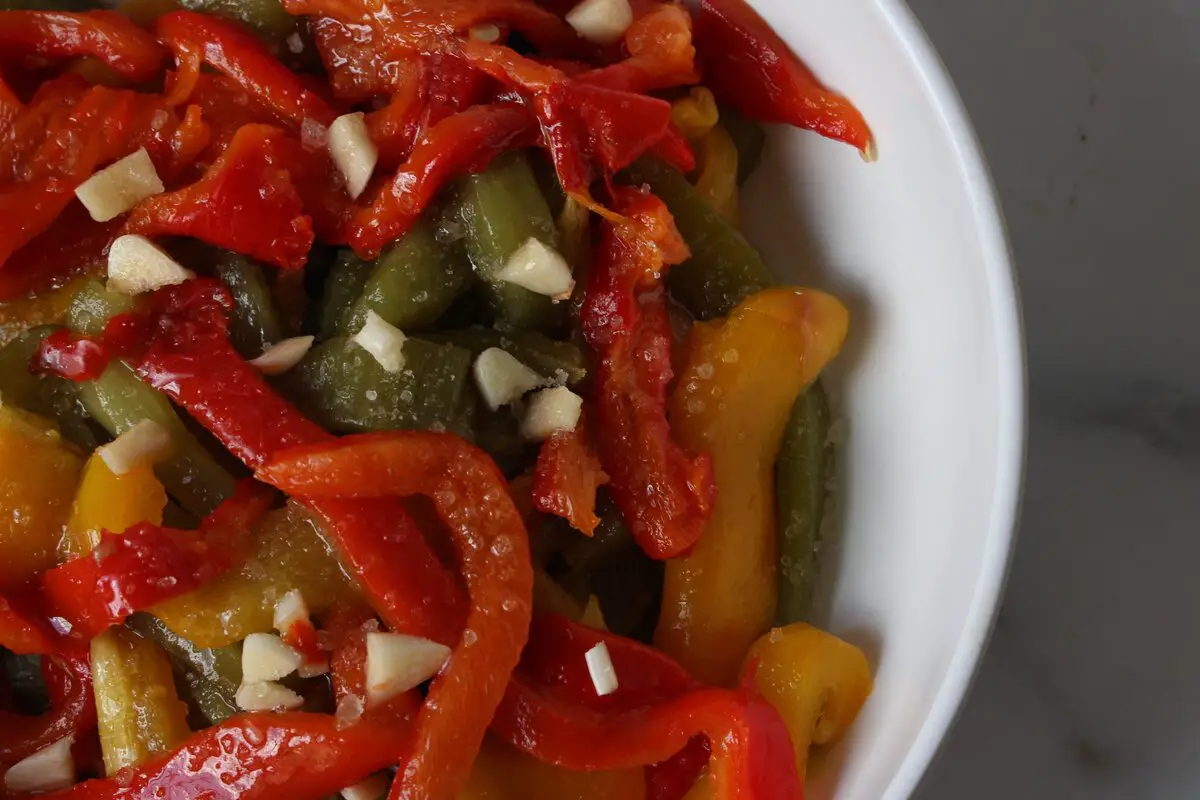 roasted pepper salad