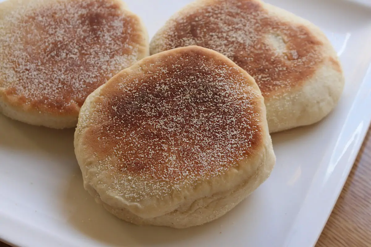 homemade english muffins