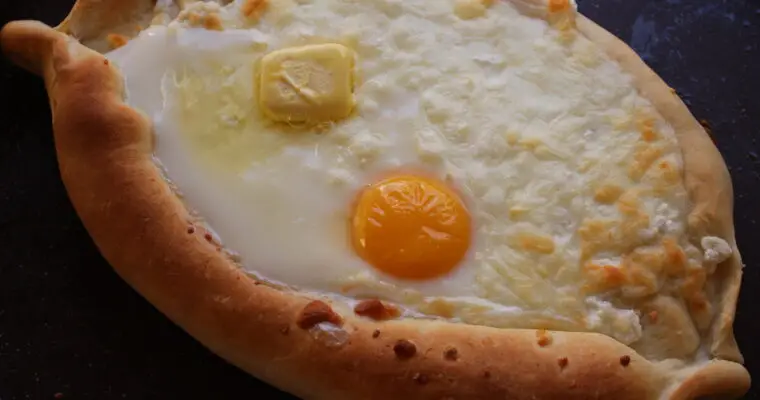 Georgian Cheese Bread (Khachapuri)