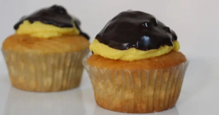 Boston Cream Cupcakes