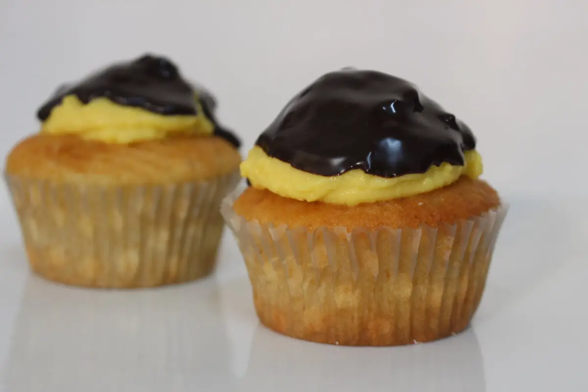 easy boston cream cupcakes