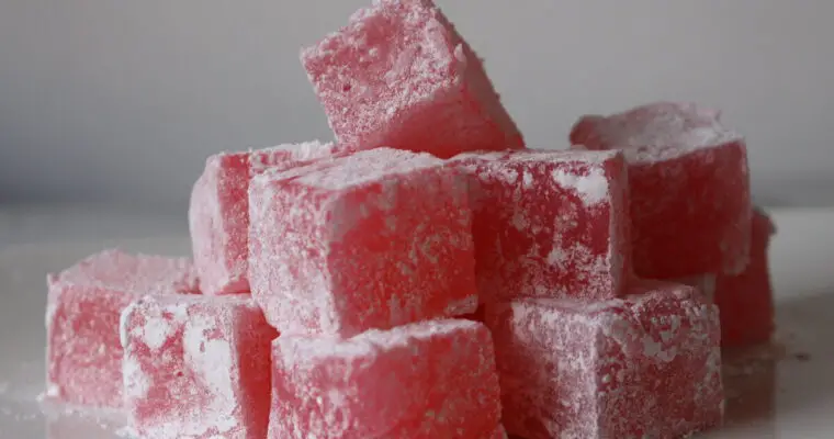 Turkish Delight (LOKUM)/( STEP BY STEP RECIPE WITH PHOTOS)