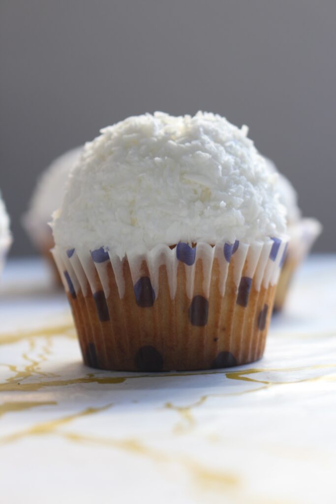 Snowball Cupcakes